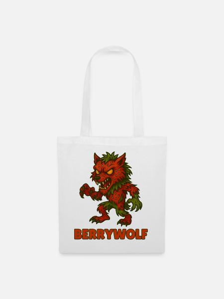 Lustige Gemüse Monster – Halloween Spaß - Stoffbeutel - Weiß