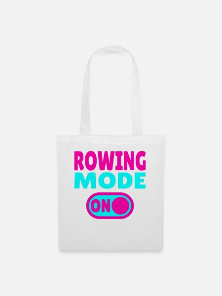 Rowing Mode ON - Stoffbeutel - Weiß