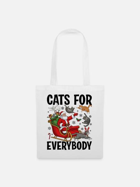 Cats For Everybody - Stoffbeutel - Weiß