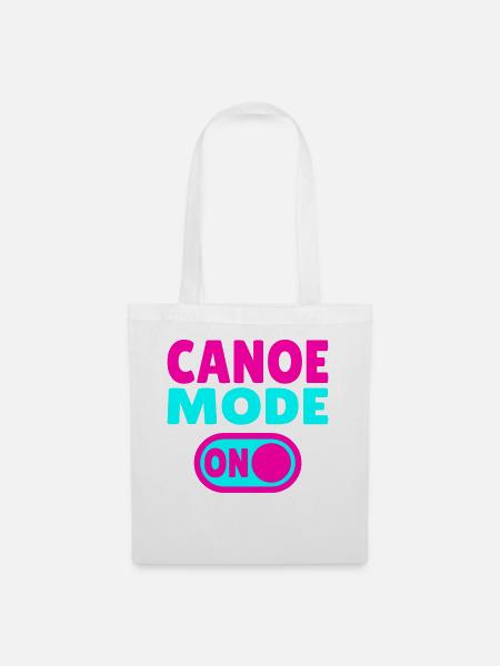 Canoe Mode ON - Stoffbeutel - Weiß
