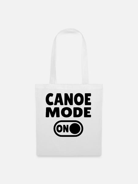 Canoe Mode ON - Stoffbeutel - Weiß