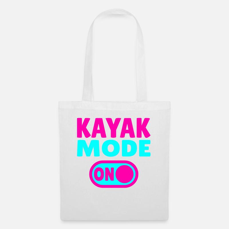 Mode kayak activé - Sac en tissu - blanc