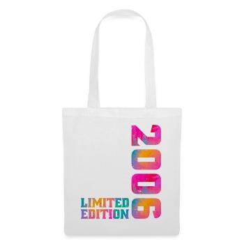 2006 Limitiertes Geburtstagsgeschenk für Mädchen - Stoffbeutel - Weiß - Vorne