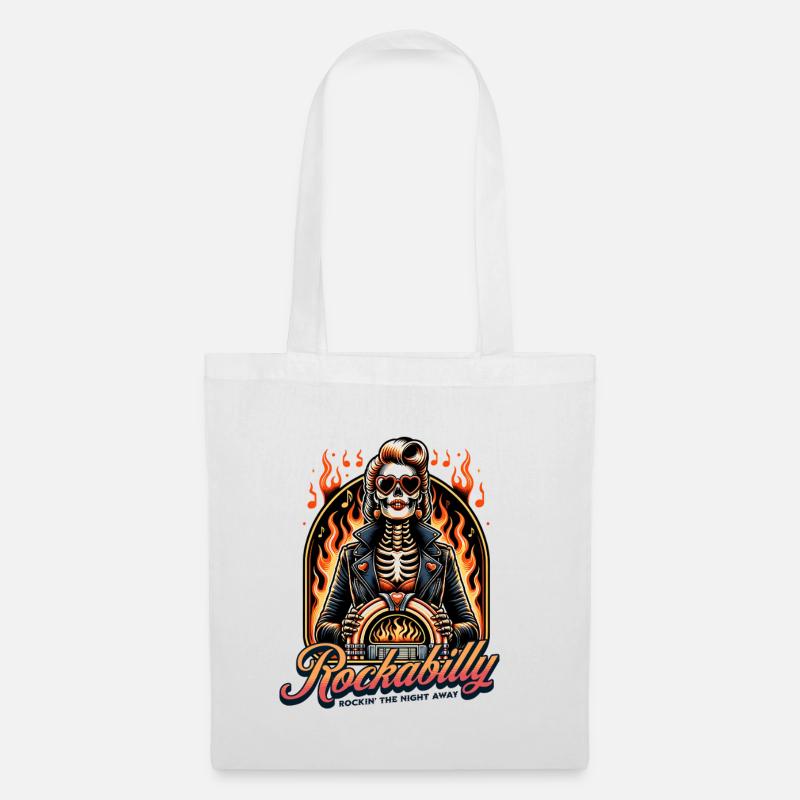 Rock and Roll Always and Forever Rockabilly 2025 - Stoffbeutel - Weiß