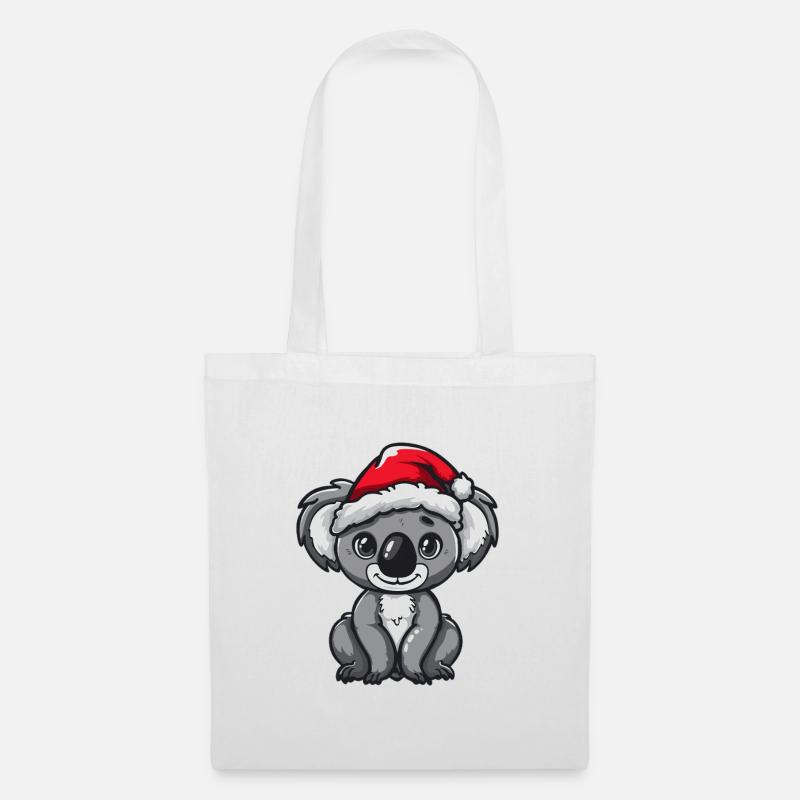 Koala Weihnachten - Stoffbeutel - Weiß