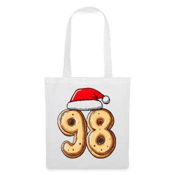 98 Biscuit Noël - Sac en tissu - blanc - Devant