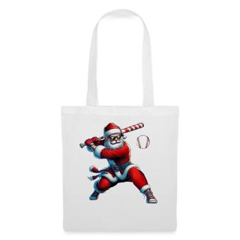 Santa Swing Baseball - Tote Bag - white - Front