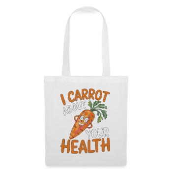 Nutritionniste Je parle de votre diététicien santé - Sac en tissu - blanc - Devant