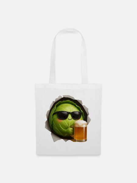 Kohl Bier - Stoffbeutel - Weiß