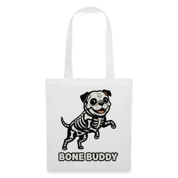 Bone Buddy Dog - Tote Bag - white - Front