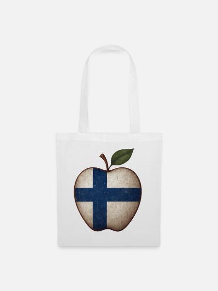 Finnland - Stoffbeutel - Weiß