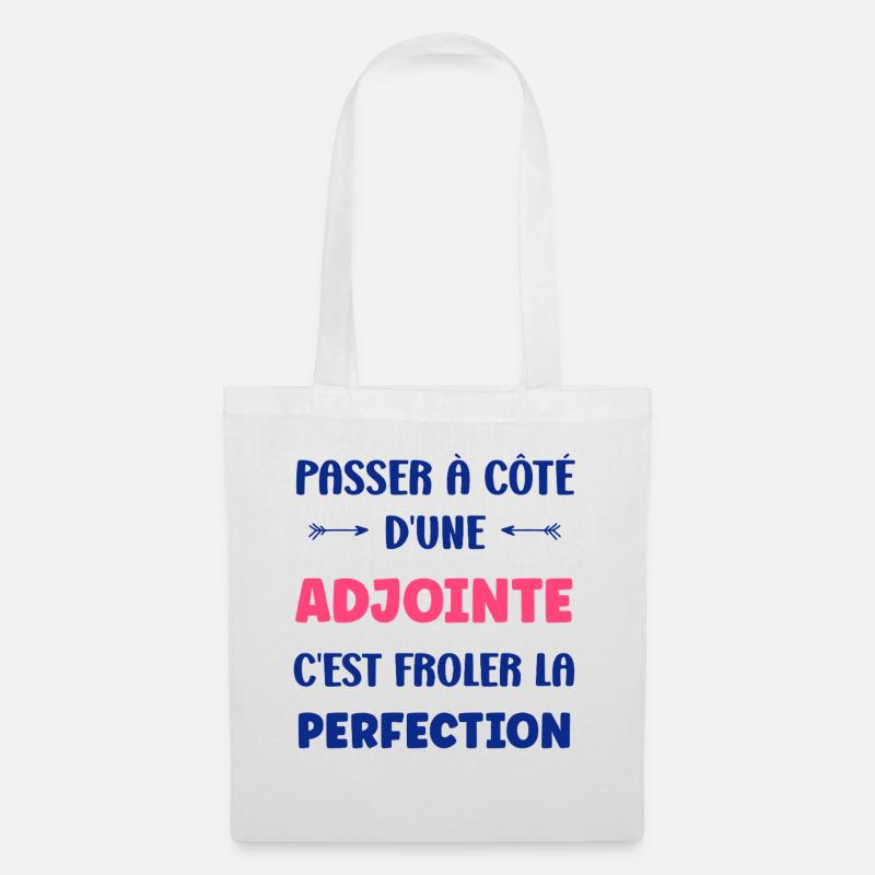 Adjointe - Sac en tissu - blanc