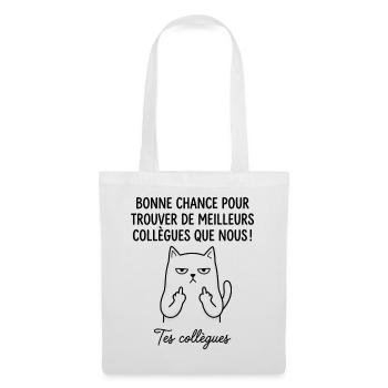 Leaving colleague work new job good luck - Tote Bag - white - Front