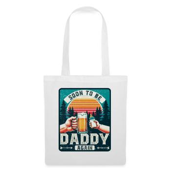 Dad again, Dad-to-be, Future father - Tote Bag - white - Front