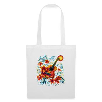 Guitar Vintage Look - Tote Bag - white - Front