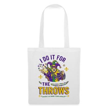 Mardi Gras Jester Beads - Tote Bag - white - Front