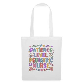Pediatric Nurse Patience Level Pediatric Peds RN - Tote Bag - white - Front