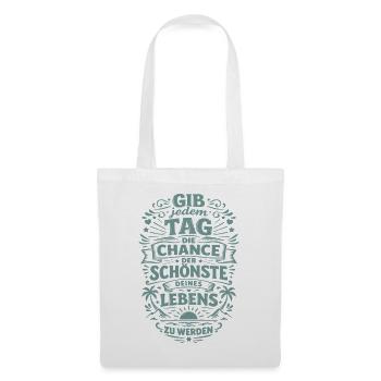 The chance to be the most beautiful day of your life - Tote Bag - white - Front
