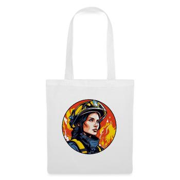 Fire Brigade Firefighter - Tote Bag - white - Front