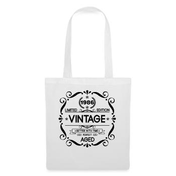 Vintage Limited Edition Born in 1986 Perfect Aged - Tote Bag - white - Front