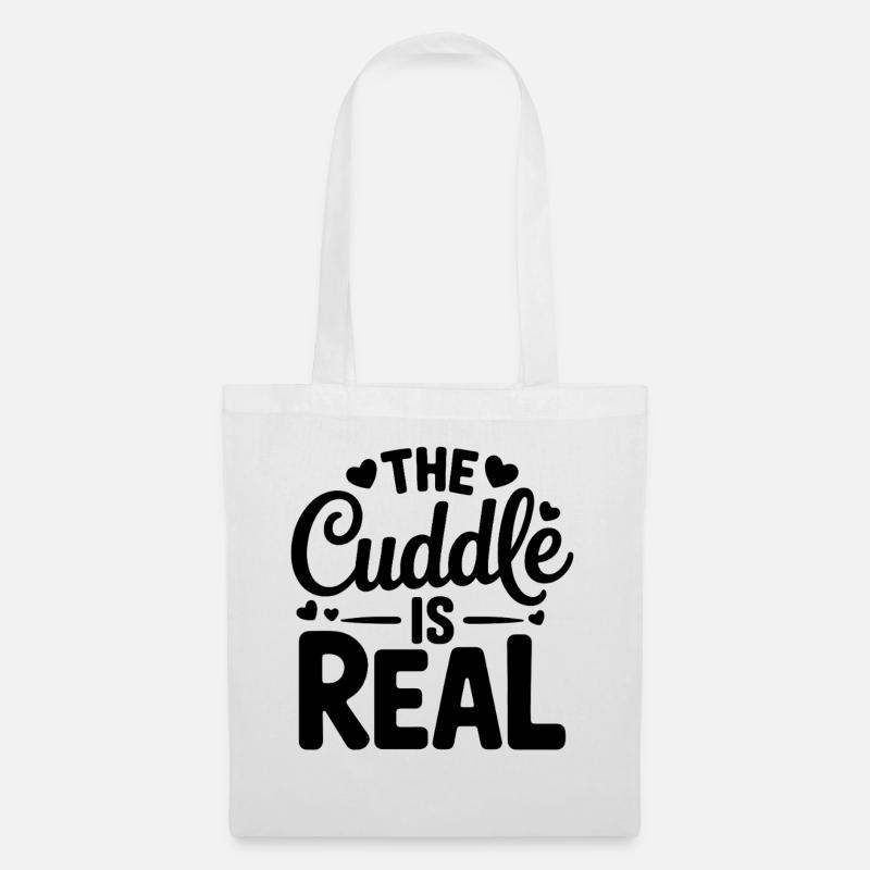 Hugging is real - Tote Bag - white
