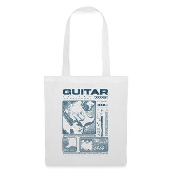 Guitariste Guitariste Rock Musicien streetwear - Sac en tissu - blanc - Devant
