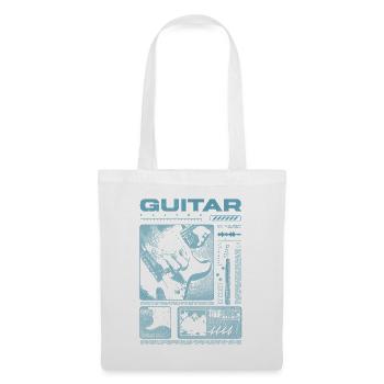 Guitariste Guitariste Rock Musicien streetwear - Sac en tissu - blanc - Devant