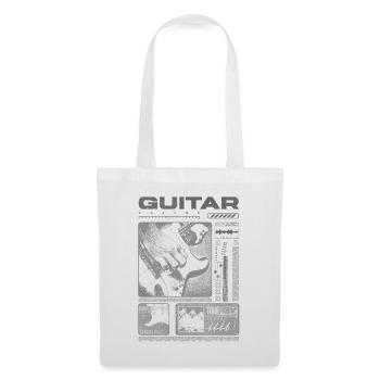 Guitariste Guitariste Rock Musicien streetwear - Sac en tissu - blanc - Devant