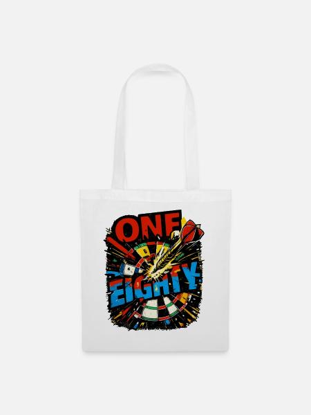 Dart One Eighty - Stoffbeutel - Weiß