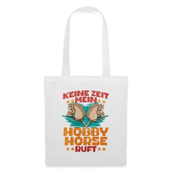42 No Time My Hobby Horse Is Calling - Tote Bag - white - Front