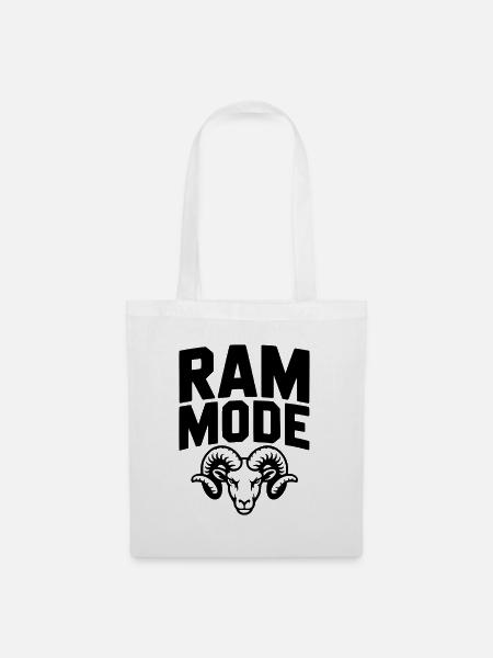 RAM-Modus - Stoffbeutel - Weiß