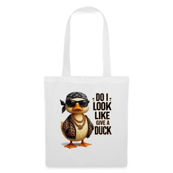 Do I Look Like I Give a Duck Ente - Stoffbeutel - Weiß - Vorne