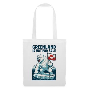 Greenland Is Not For Sale - Tote Bag - white - Front