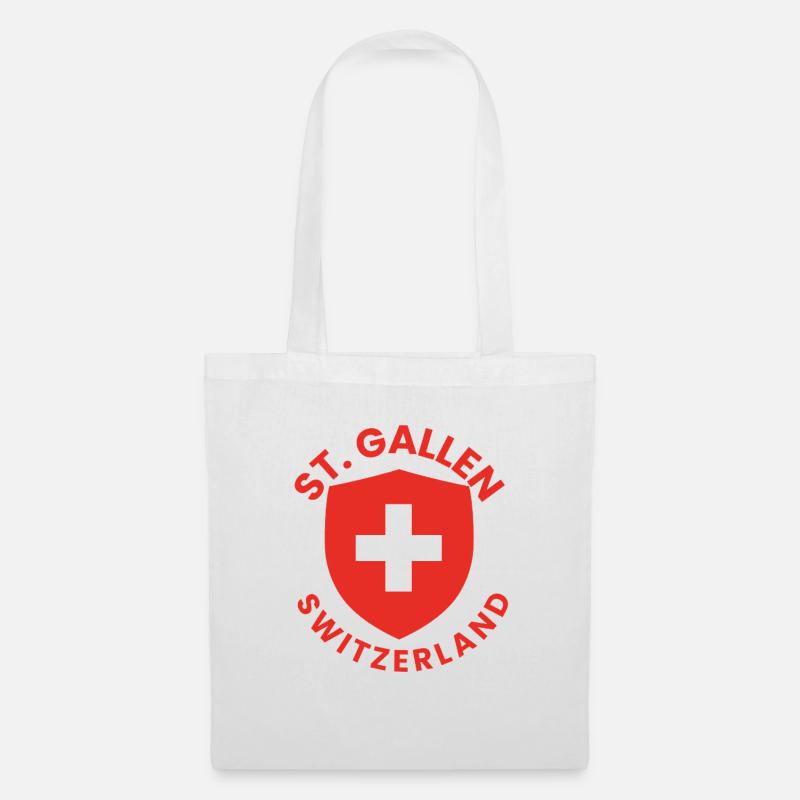 St. Gallener Schutzschild - Stoffbeutel - Weiß