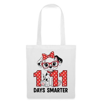 100 Days Smarter 101st Day School Dalmatian Dog - Tote Bag - white - Front