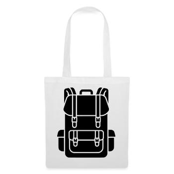 Wanderrucksack Trekking Gear - Stoffbeutel - Weiß - Vorne