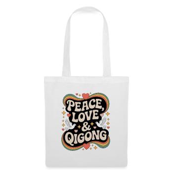 Qigong Tai Chi - Sac en tissu - blanc - Devant