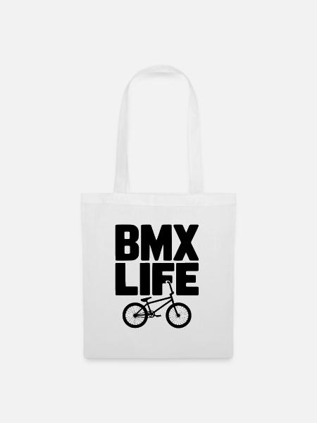 BMX-Leben - Stoffbeutel - Weiß
