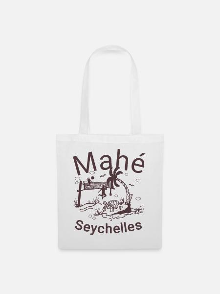 Mahé Paradies - Stoffbeutel - Weiß