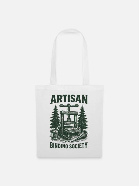 Artisan Binding Society | Buchbinden - Stoffbeutel - Weiß
