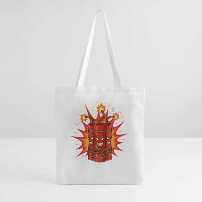 Exploding Dynamite Art Tote Bag