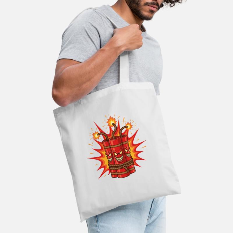 Exploding Dynamite Art Tote Bag