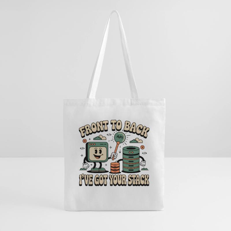 From Front to Back: Full Stack Developers Tote Bag