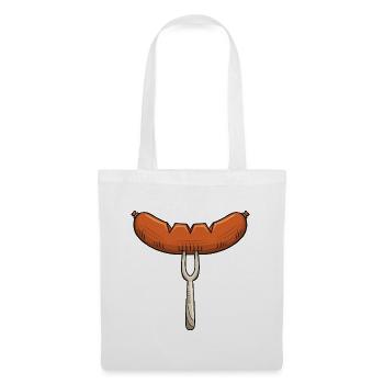 Bratwurst Grill Outfit Grill Fans Sausage Lovers - Tote Bag - white - Front