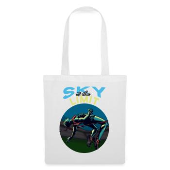 Hochsprung: Sky is the Limit! - Stoffbeutel - Weiß - Vorne