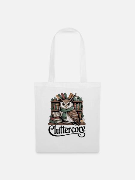 Cluttercore Enthusiast - Stoffbeutel - Weiß