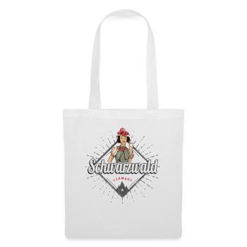 Schwarzwald Baden-Württemberg Deutschland Souvenir - Stoffbeutel - Weiß - Vorne