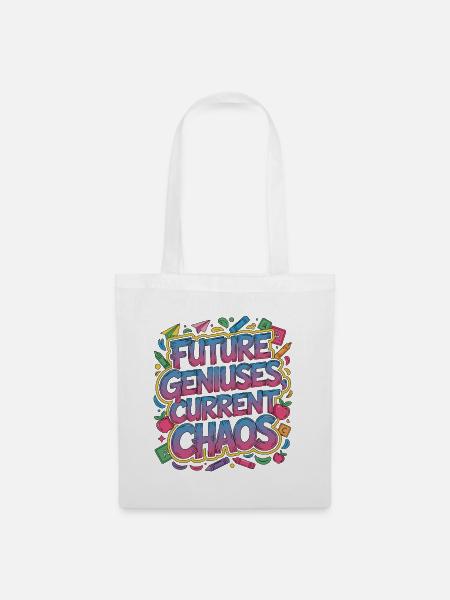 Elementary Teacher Future Geniuses Primary Teacher - Stoffbeutel - Weiß