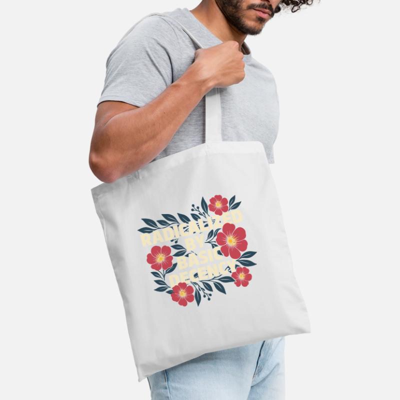 Radicalized Basic Decency Kindness Human Rights Tote Bag