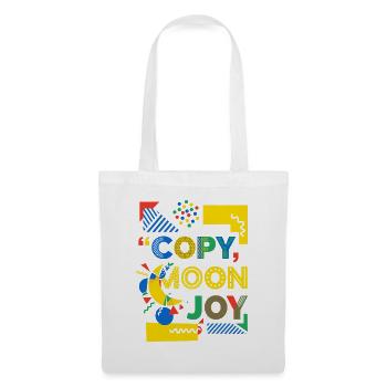 Explosion de couleurs de Moon Joy Pop Art - Sac en tissu - blanc - Devant